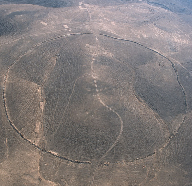 航拍圖曝光約旦神秘巨石圈 最大直徑近500米[組圖]