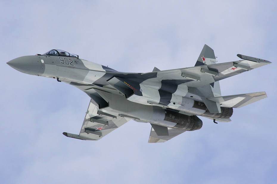 俄罗斯su-35“超侧卫”战机