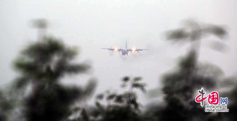 阿联酋空军c130“大力神”运输机抵达珠海