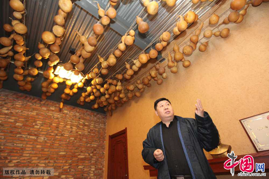 趙偉重拾失傳多年的“范制葫蘆”製作技藝並大膽創新