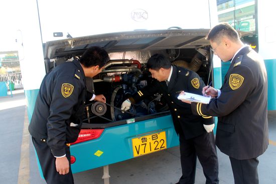 交运集团胶州温馨巴士公司开展安全质量大检查