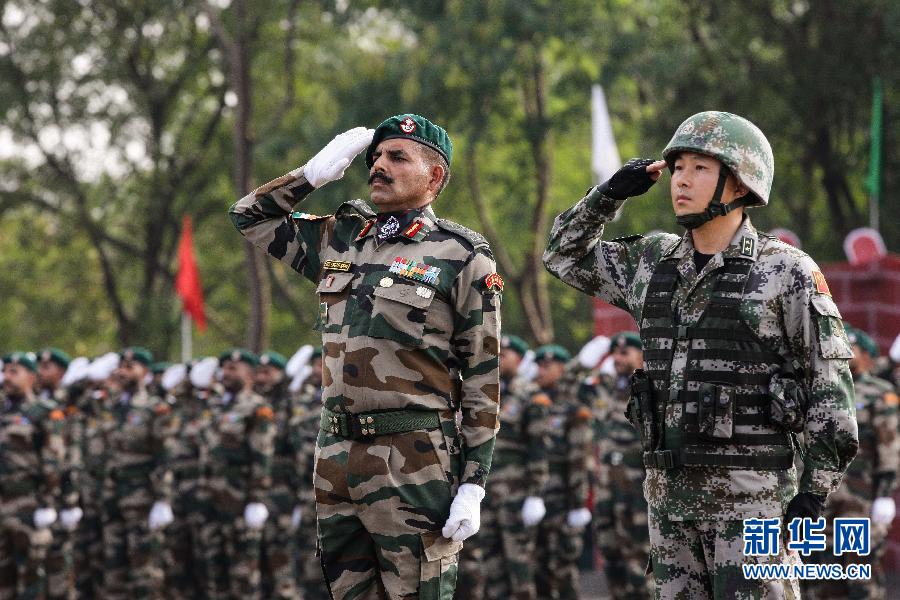 “攜手—2014”中國印度陸軍反恐聯合訓練開訓