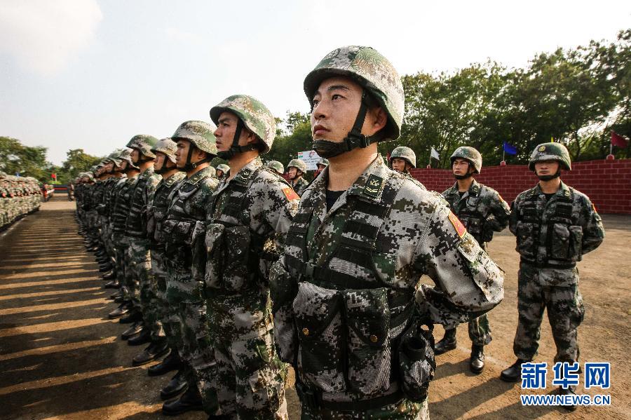“携手—2014”中国印度陆军反恐联合训练开训