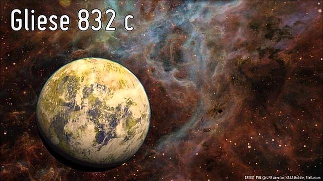 太阳系以外最宜居的十颗行星 图片为gliese 832c