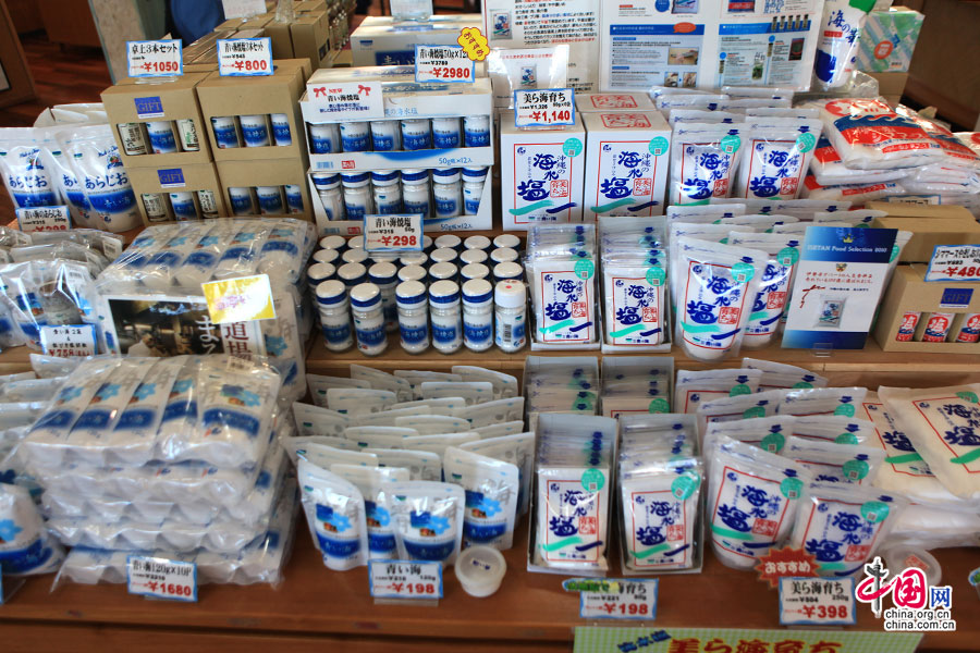 冲绳的雪盐产品