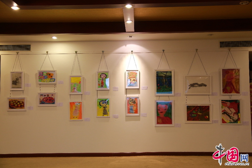 2014天羽同画少儿艺术中心学生作品展《同画.童话》展出的孩子们的部分作品