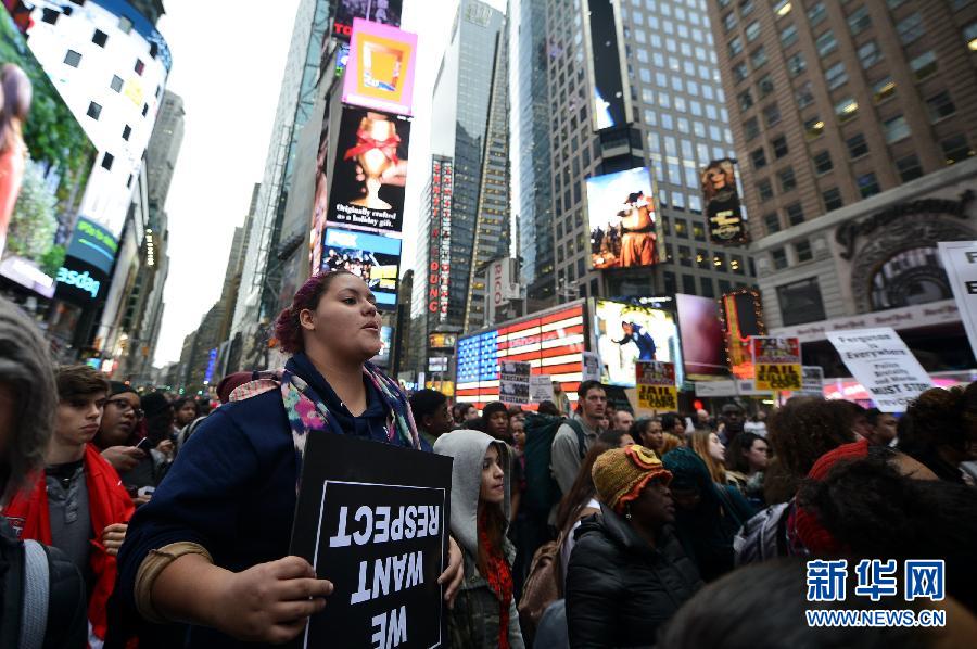 （國際）（2）紐約再度舉行弗格森事件抗議集會