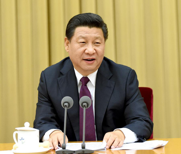 11月28日至29日，中央外事工作会议在北京举行。中共中央总书记、国家主席、中央军委主席习近平在会上发表重要讲话。新华社记者马占成摄