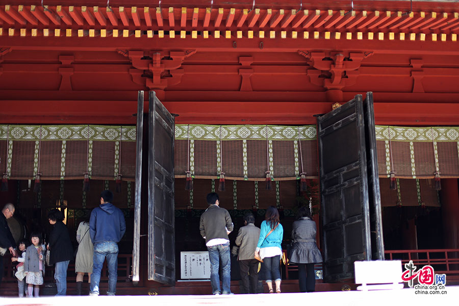 本宫殿内供奉二荒山神——大己贵命