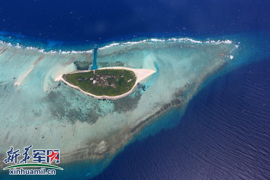 空中航拍西沙群島 鏡頭定格“天涯哨兵”[組圖]