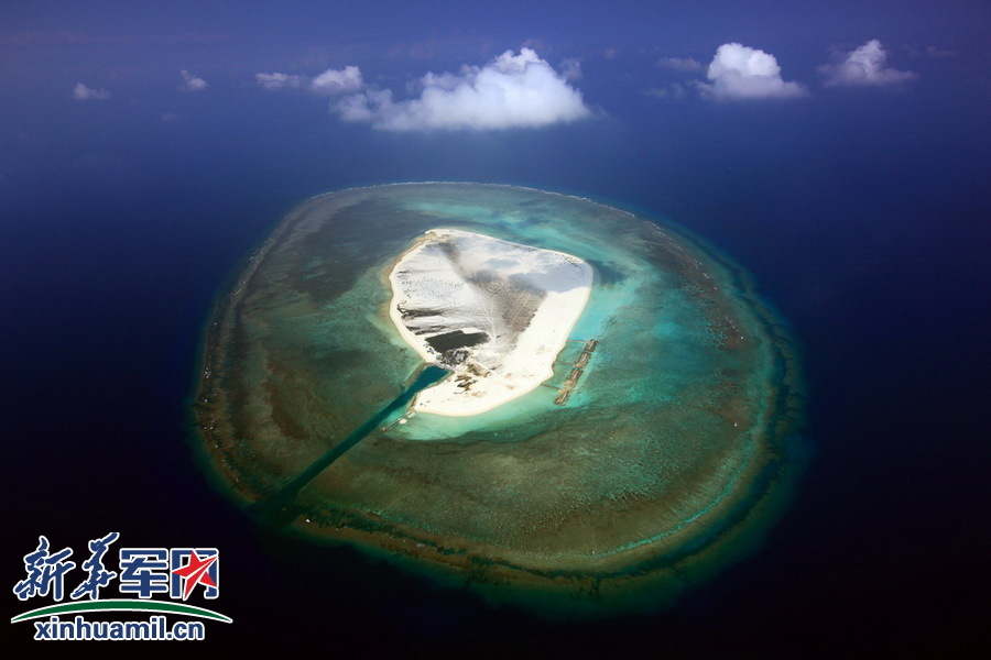 空中航拍西沙群島 鏡頭定格“天涯哨兵”[組圖]