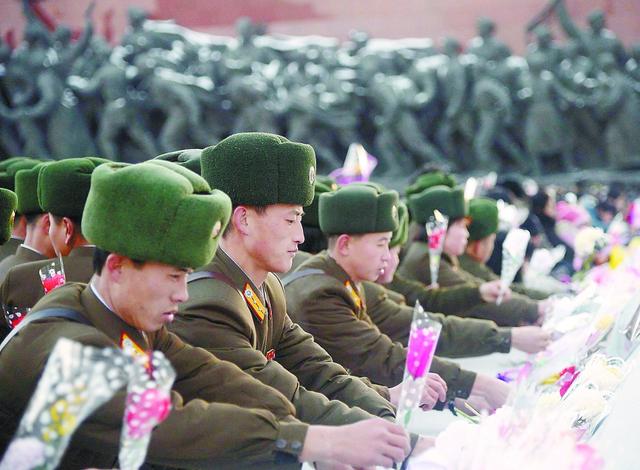 朝鲜隆重纪念金正日逝世三周年