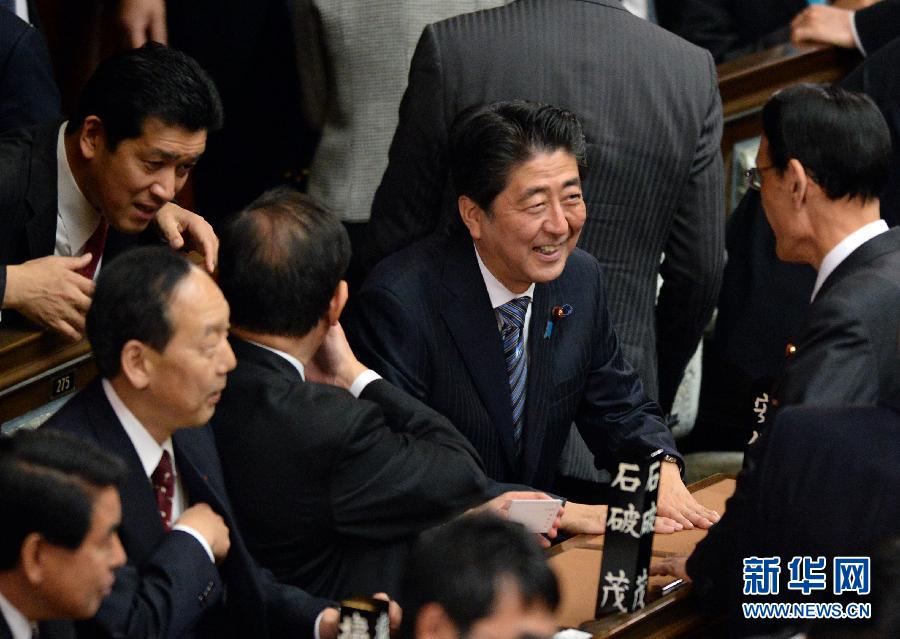 安倍晉三連任日本首相