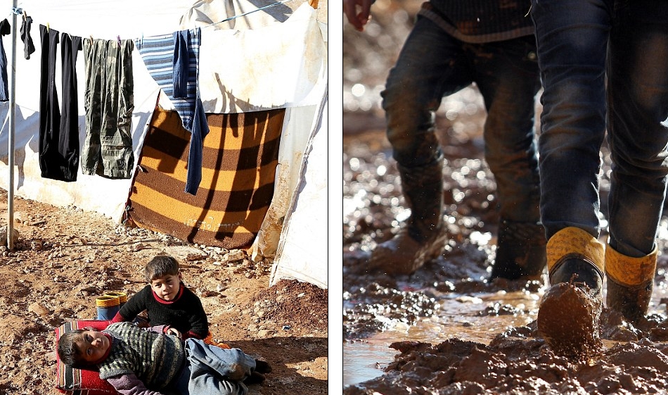 灰色的耶誕節 實拍敘利亞難民悽慘生活[組圖]