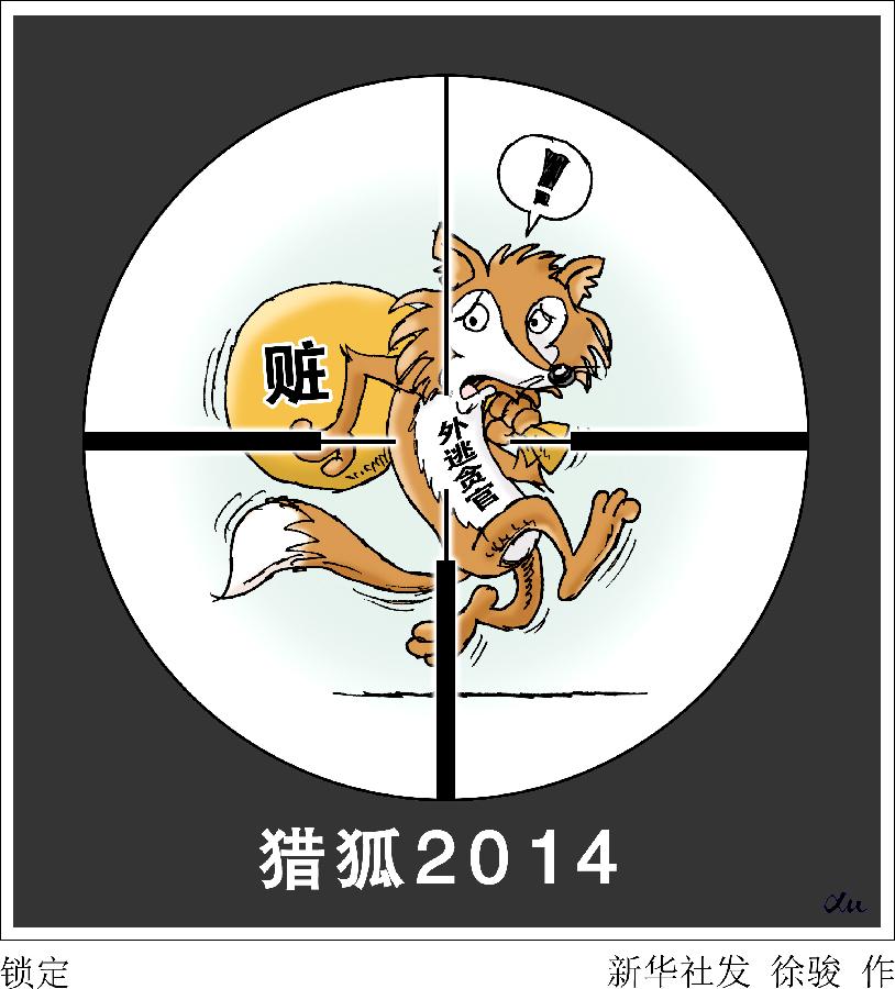 “獵狐2014”吹響總攻衝鋒號：已抓獲逃犯428名