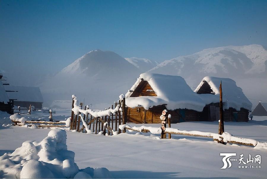 新疆阿勒泰地区公布“最美雪乡”靓照