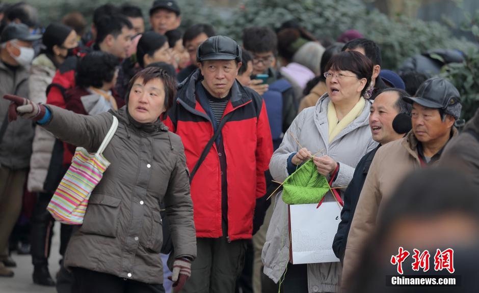 《乙未年》羊年邮票发行 民众排长队购买