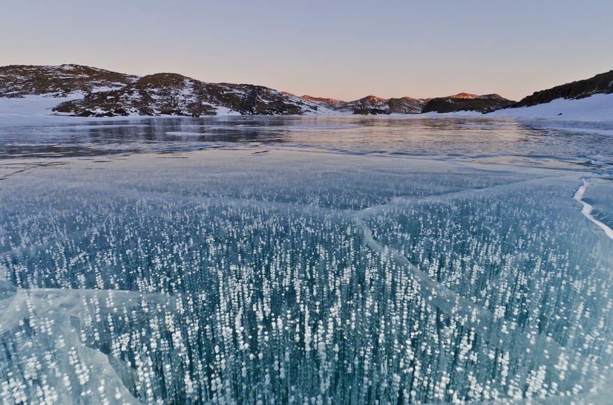 那些美到令人窒息的“冰冻湖泊”