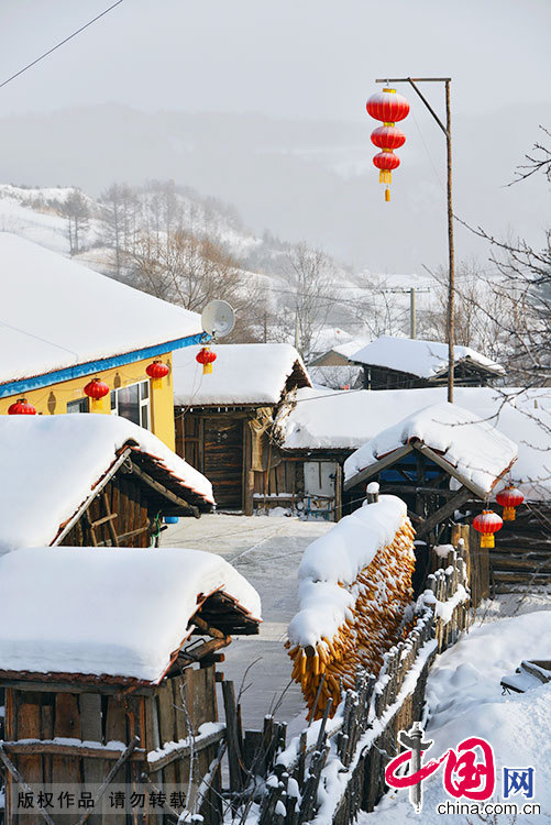 冬季的松岭白雪皑皑，银装素裹。中国网图片库 乔晓春/摄