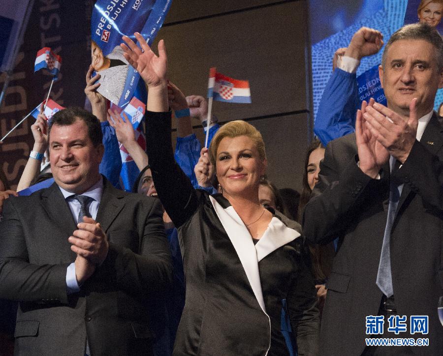 （國際）（1）克羅埃西亞選出首位女總統 