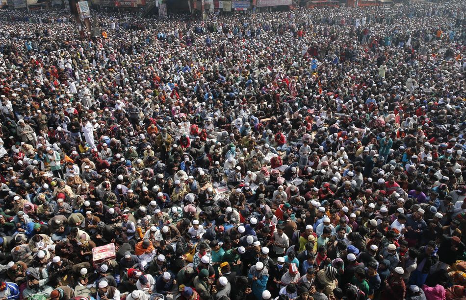 孟加拉国世界穆斯林宣教大会:百万信徒祈祷_全