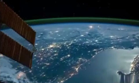 国际空间站宇航员多机位拍摄绝美地球视频_ 视频中国