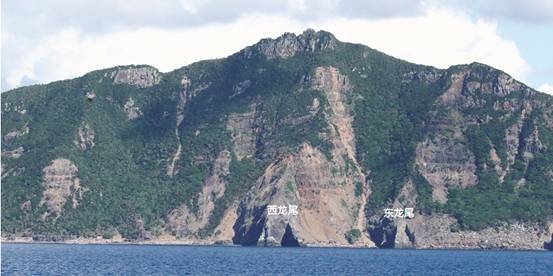 Xilongwei and Donglongwei cliffs, Diaoyu Dao