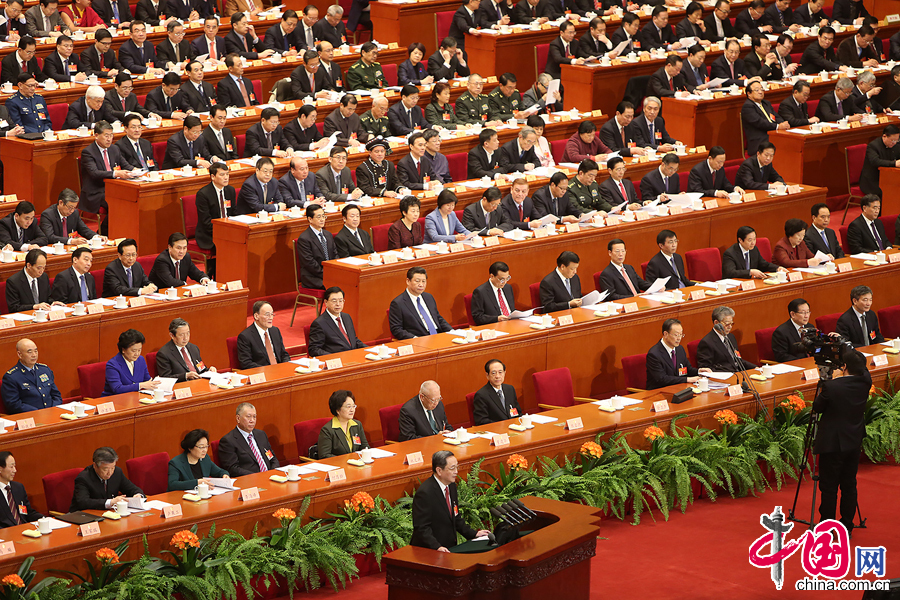 3月3日，中国人民政治协商会议第十二届全国委员会第三次会议在北京人民大会堂开幕。 中国网记者 杨佳摄影