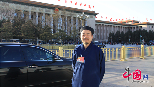 黄信阳提案关注道教场所保护性开放 促道文化传播