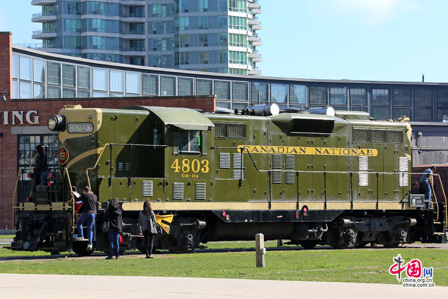 加拿大国铁火车头展示