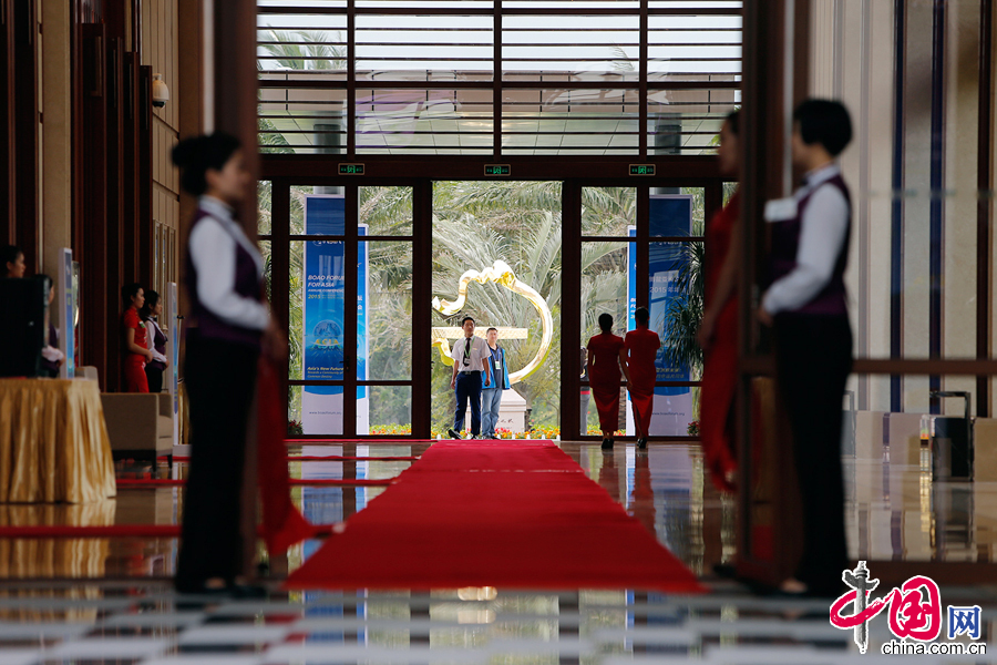 博鳌亚洲论坛二期会场内景。 中国网记者 杨佳摄影