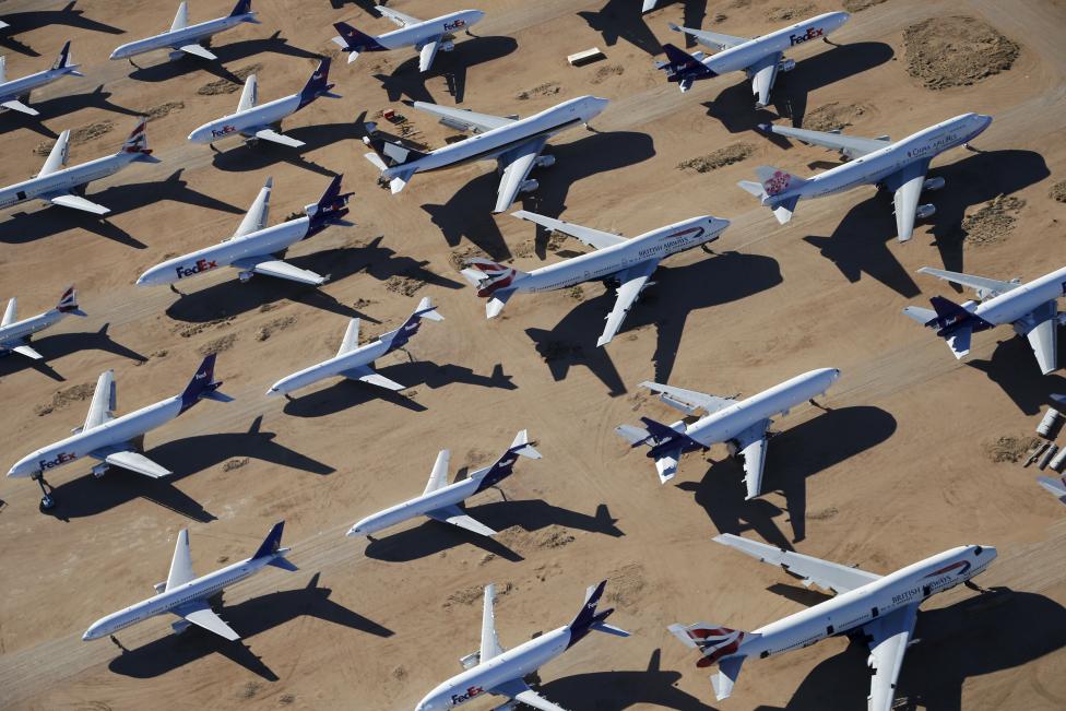 美國加州的飛機墳場 747如二手車