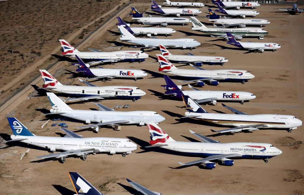 美國加州的飛機墳場 747如二手車