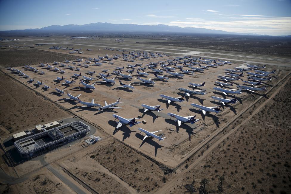 美国加州的飞机坟场 747如二手车[组图]