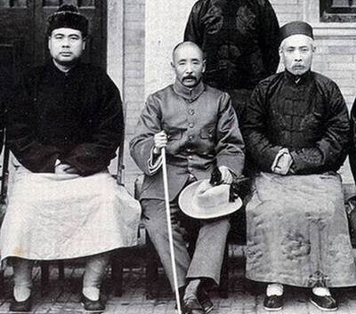 左起:冯玉祥,张作霖,段祺瑞
