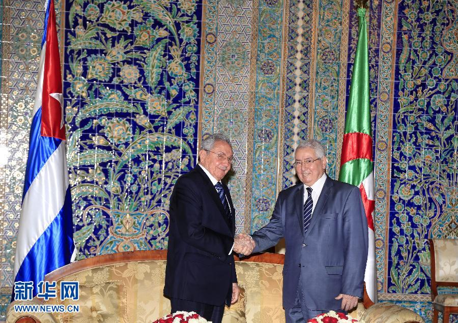 （XHDW）古巴领导人卡斯特罗访问阿尔及利亚