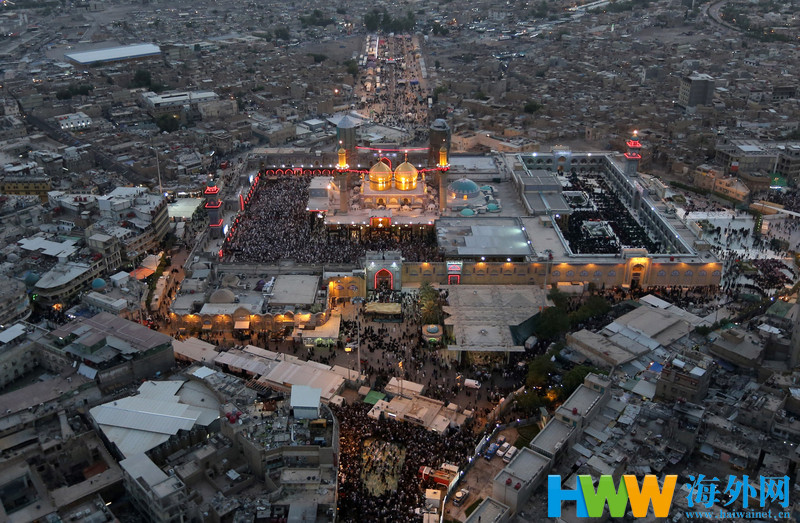 數萬伊拉克什葉派穆斯林集體朝聖 場面蔚為壯觀 