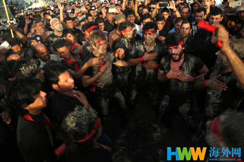 數萬伊拉克什葉派穆斯林集體朝聖 場面蔚為壯觀 