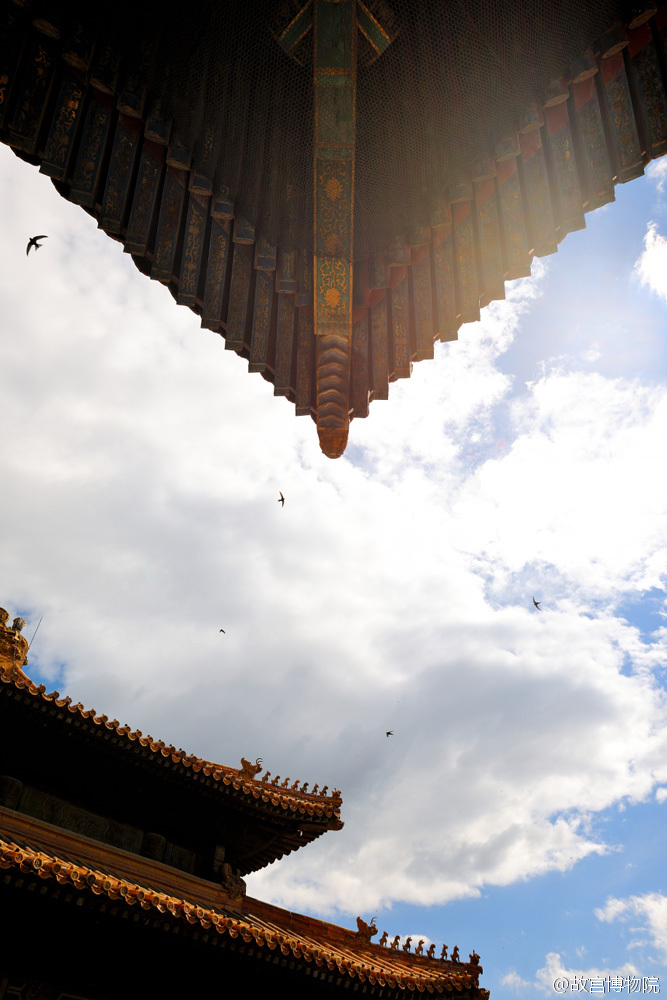 故宮博物院官微曬北京“藍天白雲”照