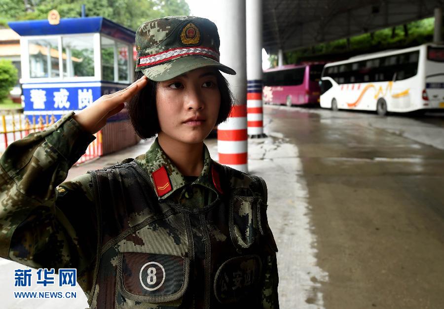 （國際禁毒日·圖片故事）（1）“95後”女兵堅守中緬邊境緝毒一線