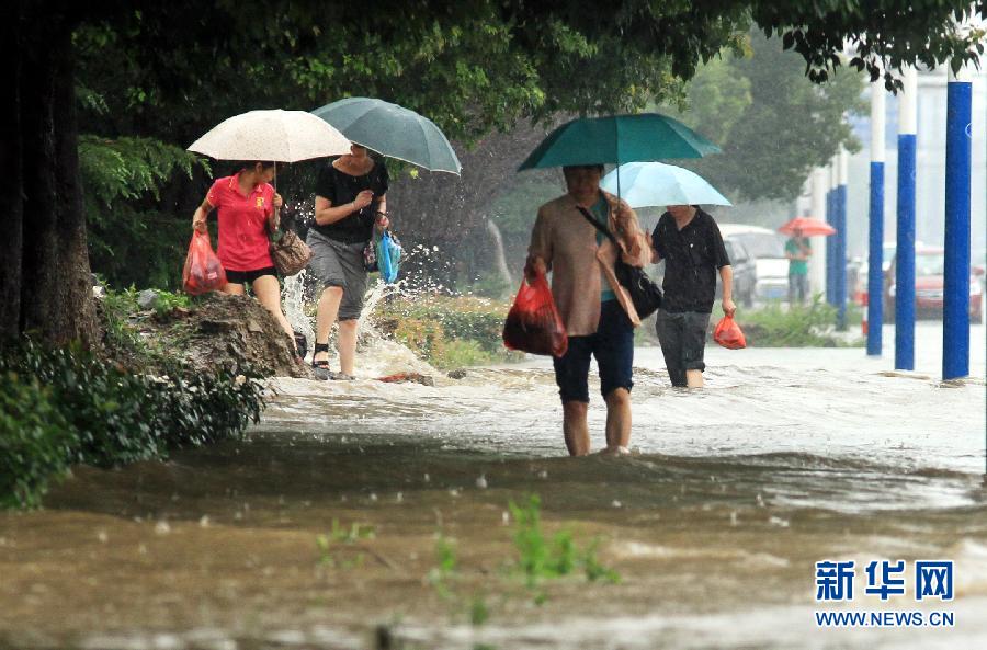 #（生態）（2）江蘇暴雨持續 啟動重大氣象災害Ⅲ級應急響應