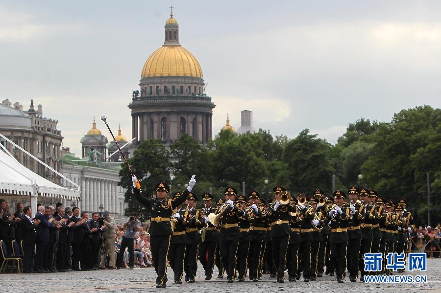 （國際）（1）中國人民解放軍軍樂團亮相聖彼得堡