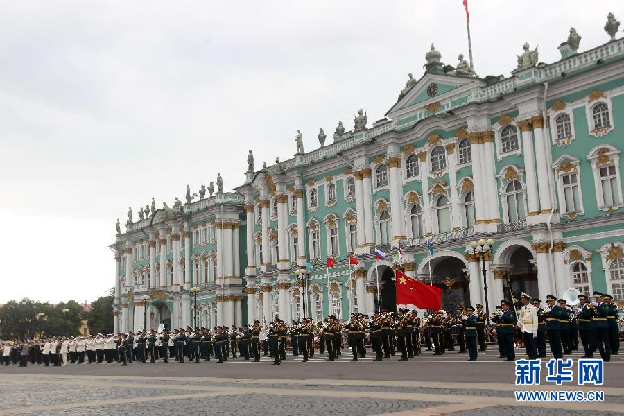 （國際）（2）中國人民解放軍軍樂團亮相聖彼得堡