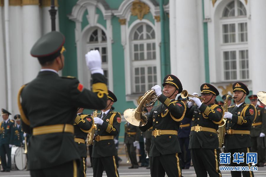 （國際）（3）中國人民解放軍軍樂團亮相聖彼得堡