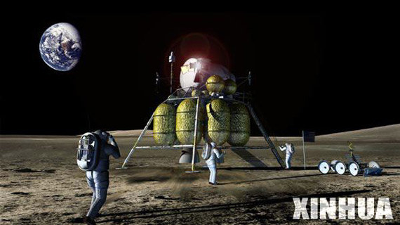 美国国家航空航天局拟送机器人登月建立基地
