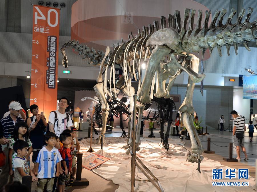 （國際）（1）“2015恐龍展——逼近巨大之謎”在日本開幕