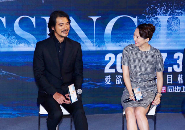 章子怡金城武十年后再聚