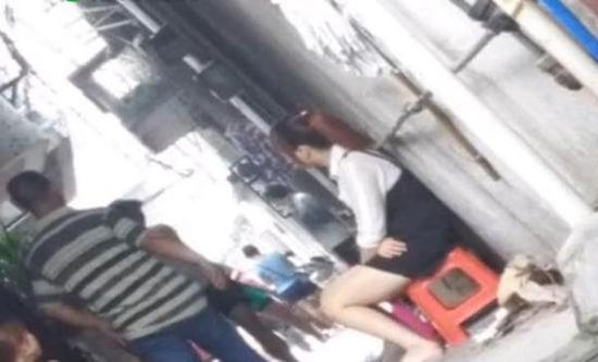 失足女幼儿园旁拉客