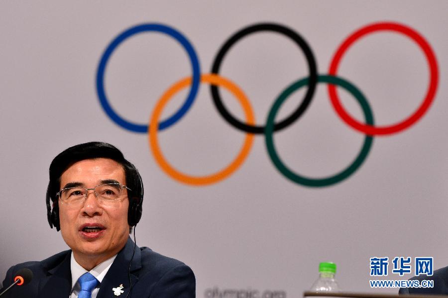 （冬奧會）（3）北京申冬奧代表團舉行媒體發佈會