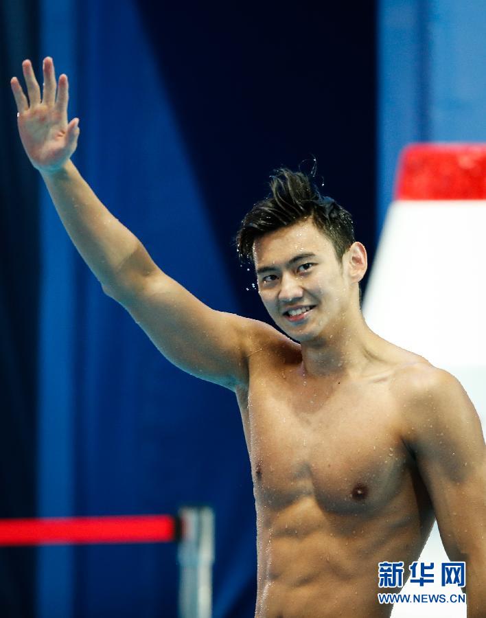 （游泳世锦赛）（2）游泳——宁泽涛男子100米自由泳夺冠
